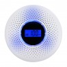 2 em 1 - sensor combinado de monóxido de carbono / fumaça - display LCD - com LED / aviso sonoro