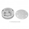 2 em 1 - sensor combinado de monóxido de carbono / fumaça - display LCD - com LED / aviso sonoro