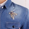 Ursinho de Natal de cristal - broche