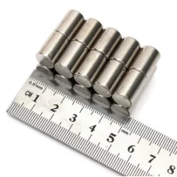 N35 - neodymium magnet - strong - cylinder - 10mm * 15mm - 10 piecesN35