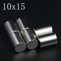 N35 - neodymium magnet - strong - cylinder - 10mm * 15mm - 10 piecesN35
