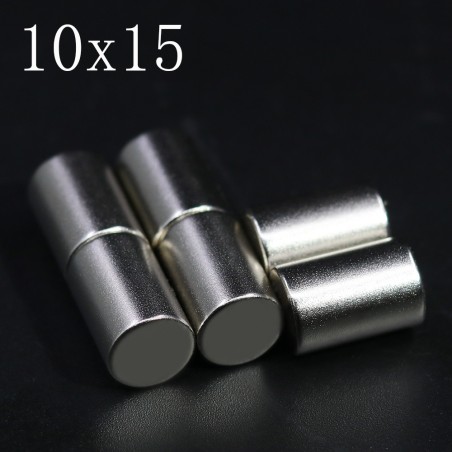 N35 - ímã de neodímio - vara redonda forte - 10mm * 15mm