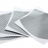 Adesivo de vinil de fibra de carbono - proteção da maçaneta da porta do carro - 10 * 9cm - 4 peças