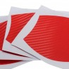 Adesivo de vinil de fibra de carbono - proteção da maçaneta da porta do carro - 10 * 9cm - 4 peças