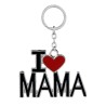 Eu amo a mamãe - eu amo o papai - chaveiro