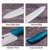 Ceramic knives with covers / peeler - 4 pieces setCeramic