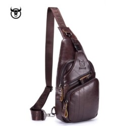 Mochila multifuncional - bolsa tiracolo de couro