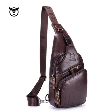 Mochila multifuncional - bolsa tiracolo de couro