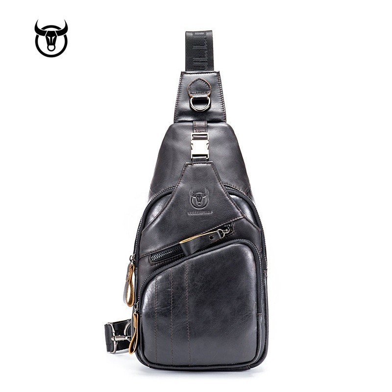Mochila multifuncional - bolsa tiracolo de couro