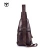 Mochila multifuncional - bolsa tiracolo de couro