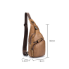 Mochila multifuncional - bolsa tiracolo de couro