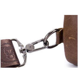 Mochila multifuncional - bolsa tiracolo de couro