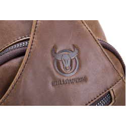 Mochila multifuncional - bolsa tiracolo de couro
