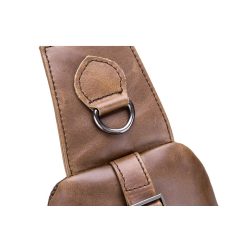 Mochila multifuncional - bolsa tiracolo de couro