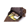 Mochila multifuncional - bolsa tiracolo de couro