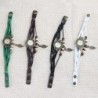 Vintage multi layer bracelet - with Quartz watch - beads / leafBracelets