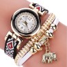 Multilayer bracelet - with watch / rhinestones / elephantBracelets