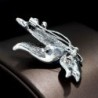 broche de borboleta de cristal