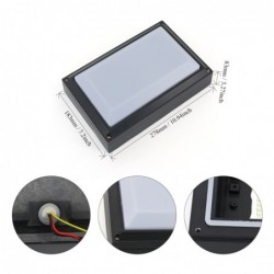 Modern LED outdoor light - wall mounted - with motion sensor - IP65 waterproof - 24WWall lights