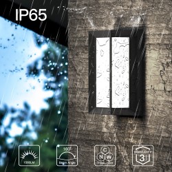 Modern LED outdoor light - wall mounted - with motion sensor - IP65 waterproof - 24WWall lights