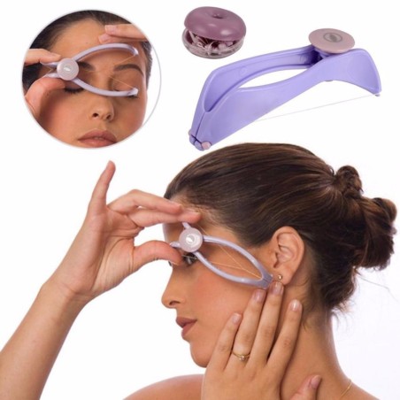 Removedor de pêlos faciais - pinça com linha