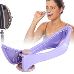 Removedor de pêlos faciais - pinça com linha