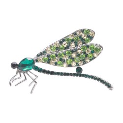 Libélula de cristal - broche