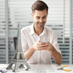 Torre Eiffel 3D - quebra-cabeça de metal - modelo de montagem