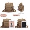 Mochila de couro multifuncional - bolsa de ombro - grande capacidade