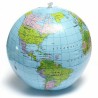 Globo mundial inflável - bola - 40cm