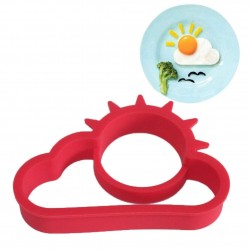 Forma de ovo de silicone - sol/nuvem
