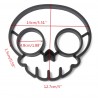 Modelador de ovo de silicone - formato de caveira