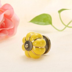 Vintage furniture knob - handle - pumpkin shapeFurniture