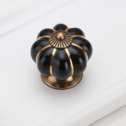 Vintage furniture knob - handle - pumpkin shapeFurniture