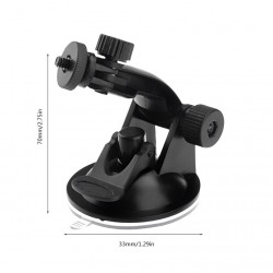 Camera holder - window suction - rotatable - for GoProMounts