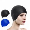 Silicone swimming cap - ears / long hair protection - waterproof - unisexSwimming