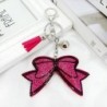Crystal bow - metal keychainKeyrings