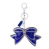 Crystal bow - metal keychainKeyrings
