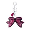Crystal bow - metal keychainKeyrings