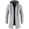 Elegant warm pullover - long hooded sweaterJackets