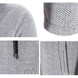 Pulôver elegante e quente - suéter com capuz longo