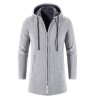 Elegant warm pullover - long hooded sweaterJackets