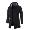 Elegant warm pullover - long hooded sweaterJackets