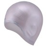 Touca de natação de silicone - orelhas / proteção para cabelos longos - à prova d'água