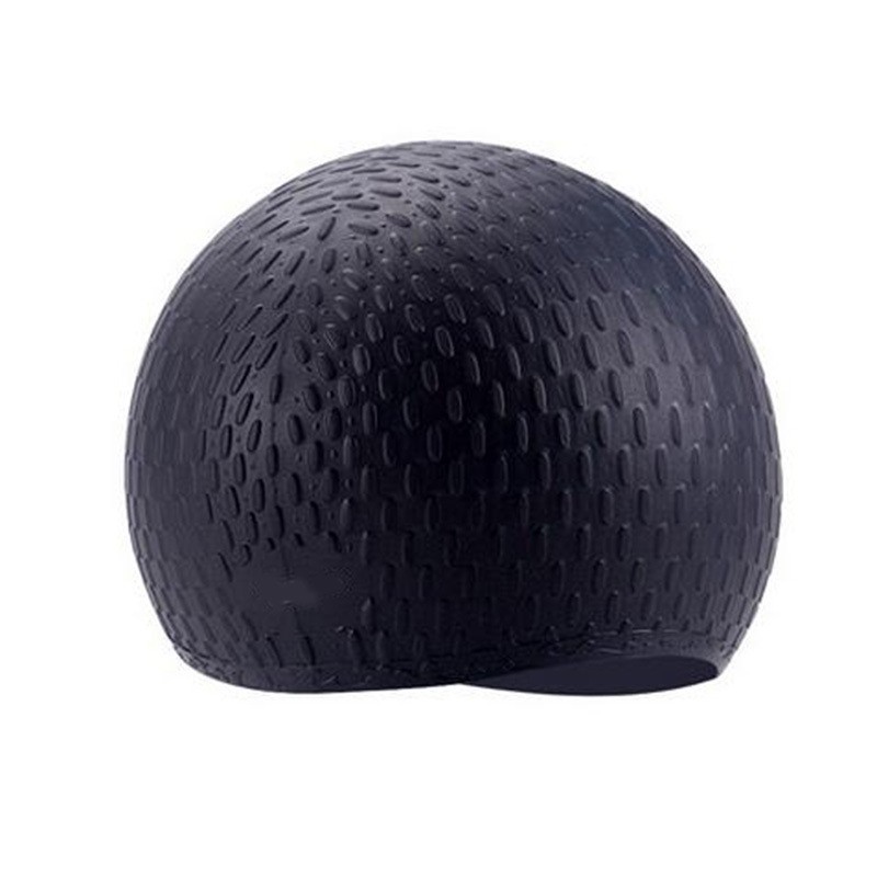 Touca de natação clássica em silicone - à prova de água