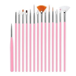 Nail art brushes - 15 piecesNail brushes