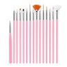 Nail art brushes - 15 piecesNail brushes