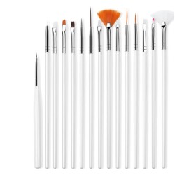 Nail art brushes - 15 piecesNail brushes