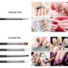 Conjunto de pincéis de nail art - com ferramentas pontilhadas
