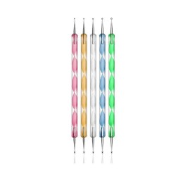 Ferramentas para pontilhar unhas - 5 peças